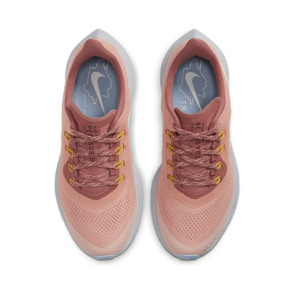 Nike Air Zoom Pegasus 36 Trail Pink Quartz (W) Pink Quartz/Canyon Pink-Sky Grey-Pale Ivory (AR5676-601)