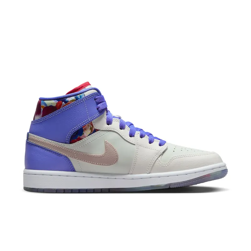 Jordan 1 Mid SE Valentine’s Day Flowers (FD4331-121)