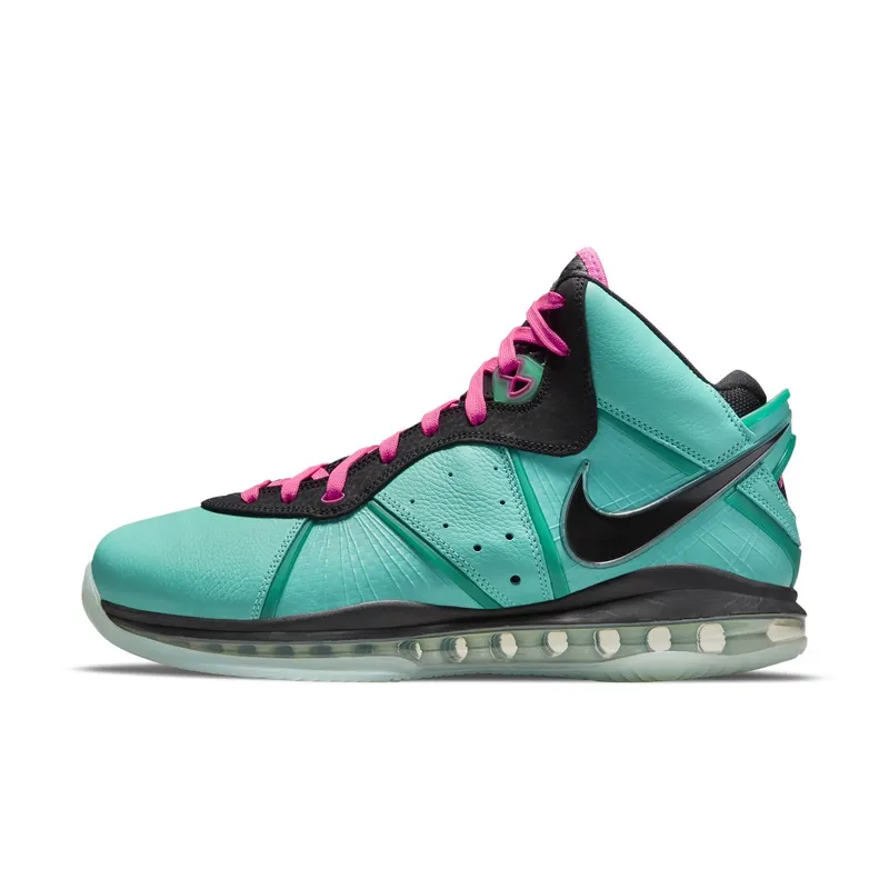 Nike LeBron 8 South Beach (2021) – “Retro / Pink Flash / Filament Green / Black” (CZ0328-400)