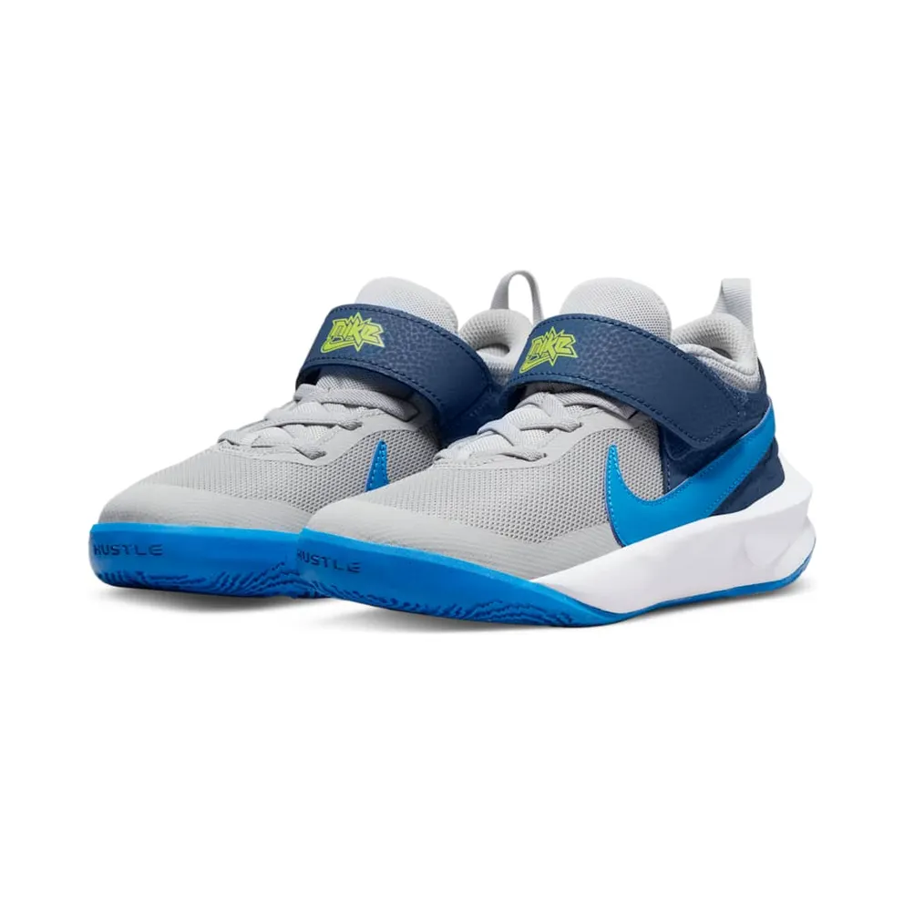 Nike Team Hustle D 10 Younger Kids’ Grey (CW6736-011)