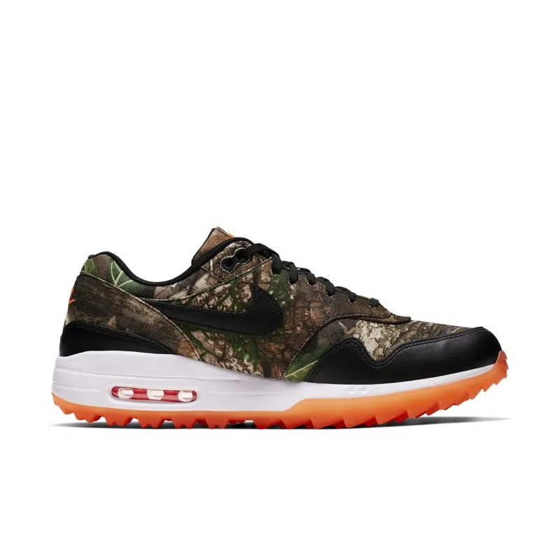 Nike Air Max 1 Golf Realtree Camo Baroque Brown/Total Orange-Summit White-Black (BQ4804-210)