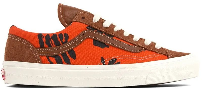 Vans Style 36 Modernica Orange Hawaiian Print Leather Brown/Hawaiian (VN0A3MVMVQJ)