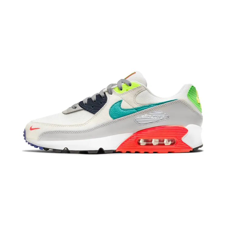Nike Air Max 90 Evolution of Icons “Pearl Grey / Summit White / Black / Sport Turquoise” (DA5562-001)