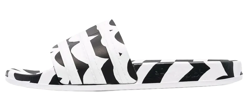 adidas Adilette W Core Black / Footwear White / Team Real Magenta (GW7536)