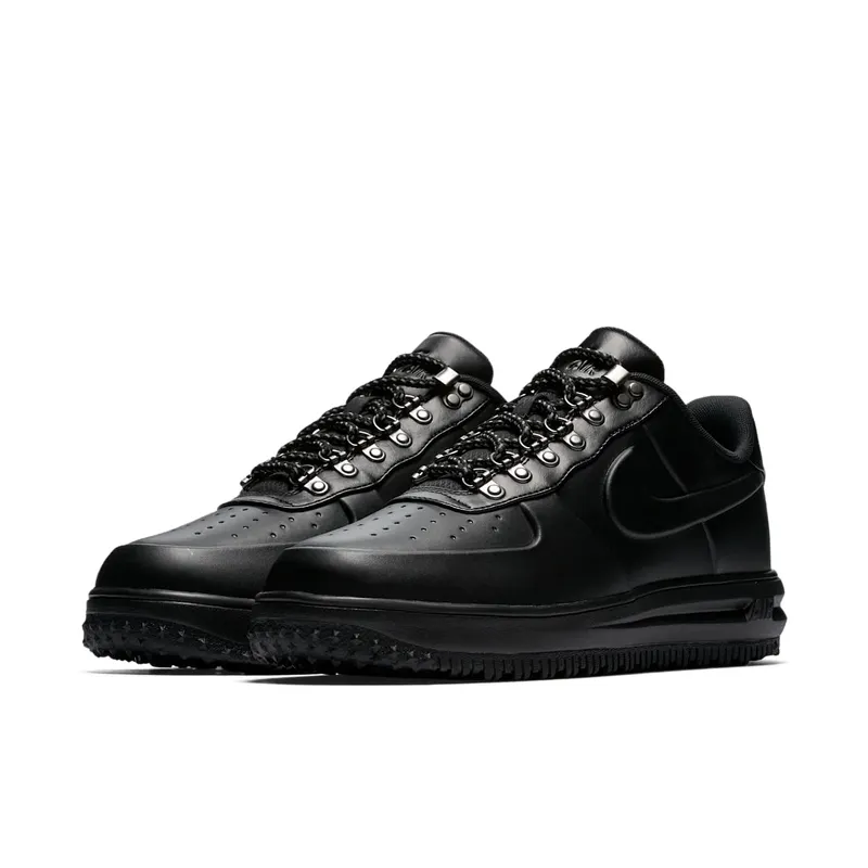 Nike Lunar Force 1 Duckboot Low Black Black/Black-Black (AA1125-001)