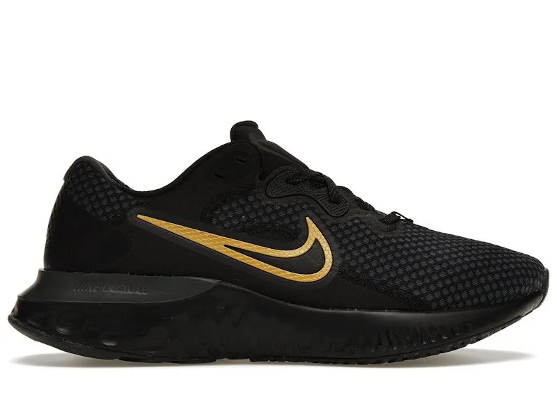 Nike Renew Run 2 Black Metallic Gold (CU3504-010)