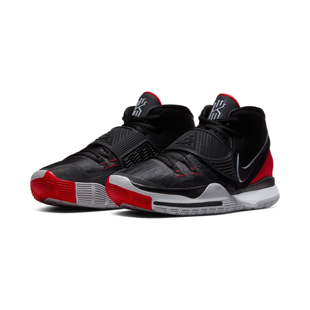 Nike Kyrie 6 Bred Black/Black-University Red-White (BQ4630-002)