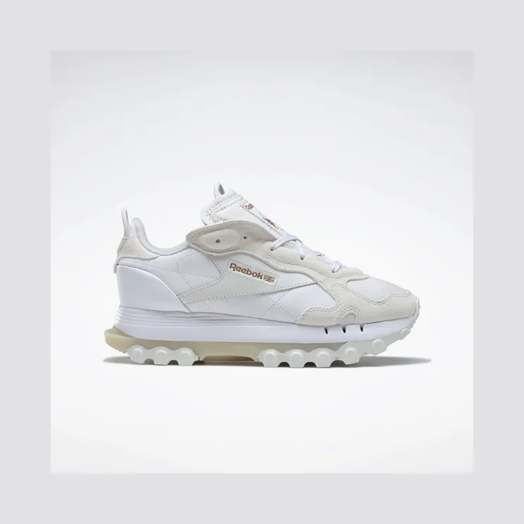 Reebok Cardi B Classic Leather Schoenen Cloud White / Pure Grey 1 / Golden Bronze