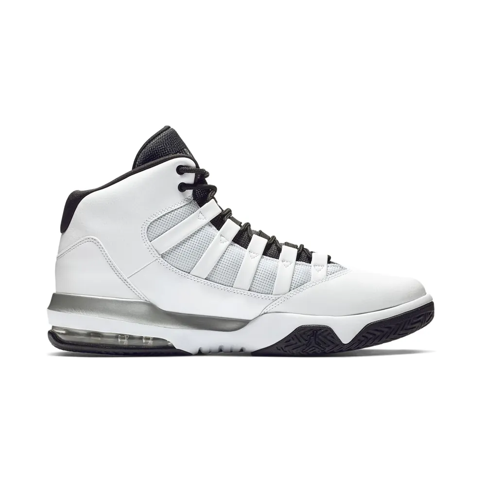 Jordan Max Aura White Metallic Silver Black White/Metallic Silver-Black (AQ9084-102)