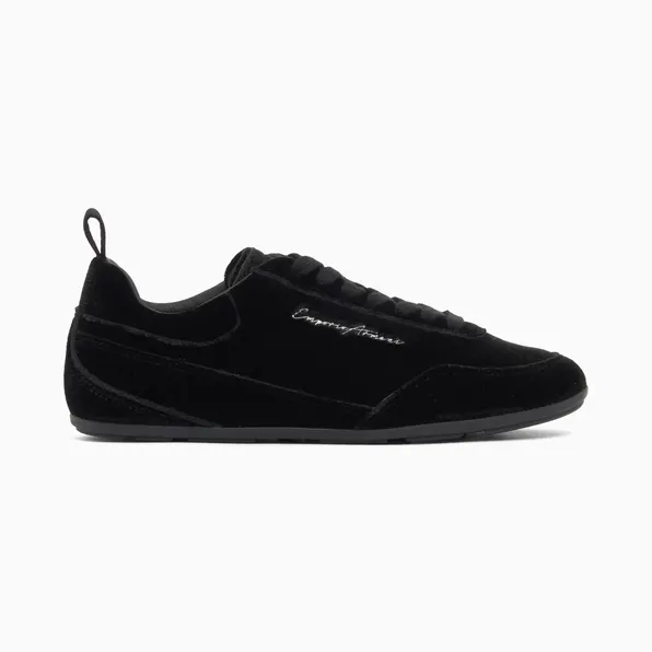 Armani Low-Top Sneakers With An Embroidered Side Logo (EW005078-AF14380-UC001)