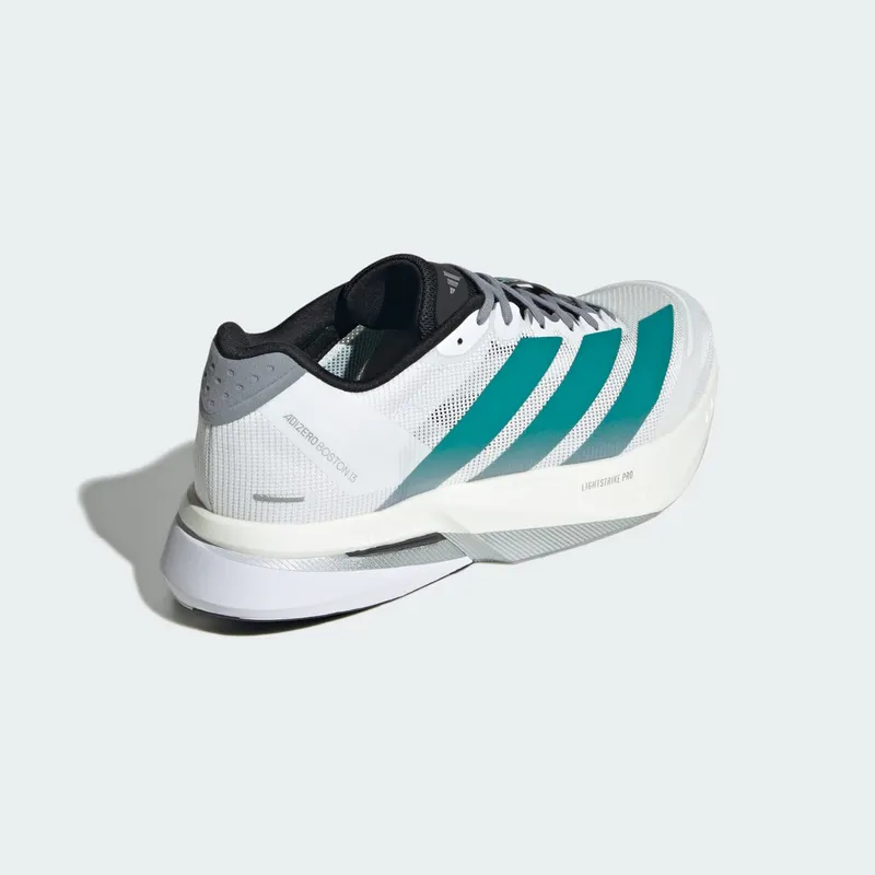 Adidas Adizero Boston 13 EQT Cloud White / Pure Teal / Grey (JR4791)