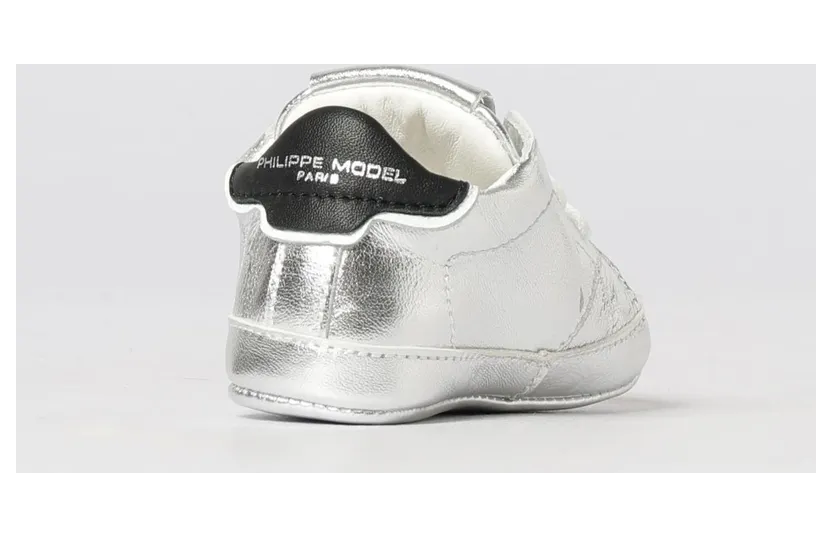 Philippe Model Junior Laminated Leather Sneakers Philippe Model White (832613) (2)