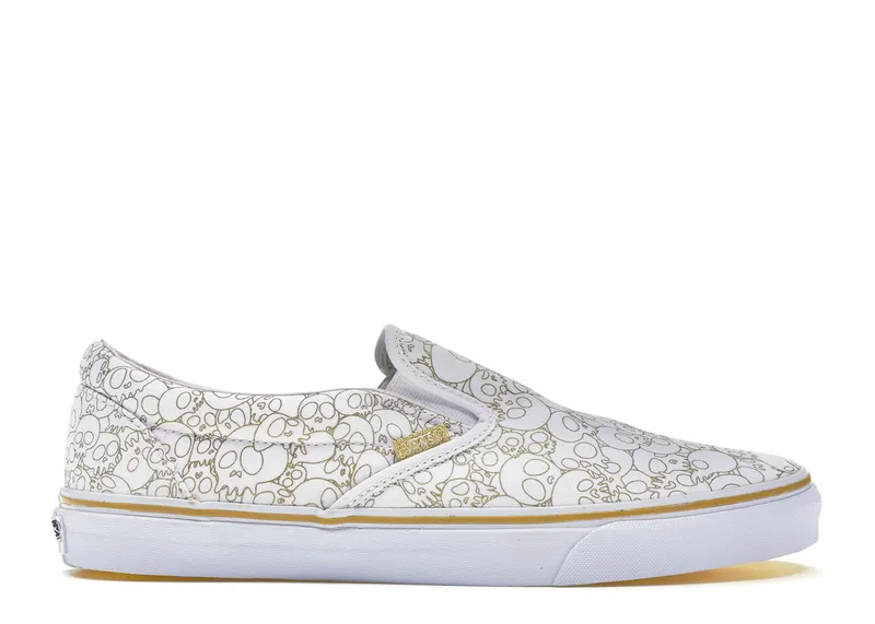 Vans Slip-On LX Murakami Gold Skull Gold Line (0ZSIGUF)
