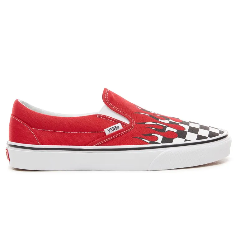 Vans Slip-On Checker Flame Red Racing Red/True White (VN0A38F7RX5)