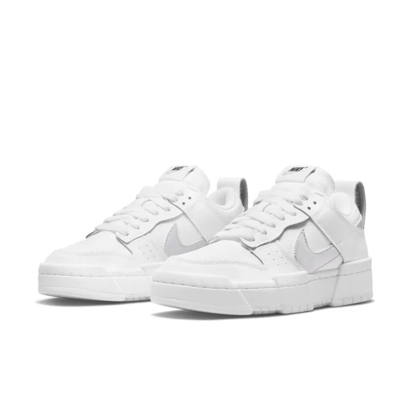 Nike Dunk Low Disrupt White Silver (W) (DJ6226-100)