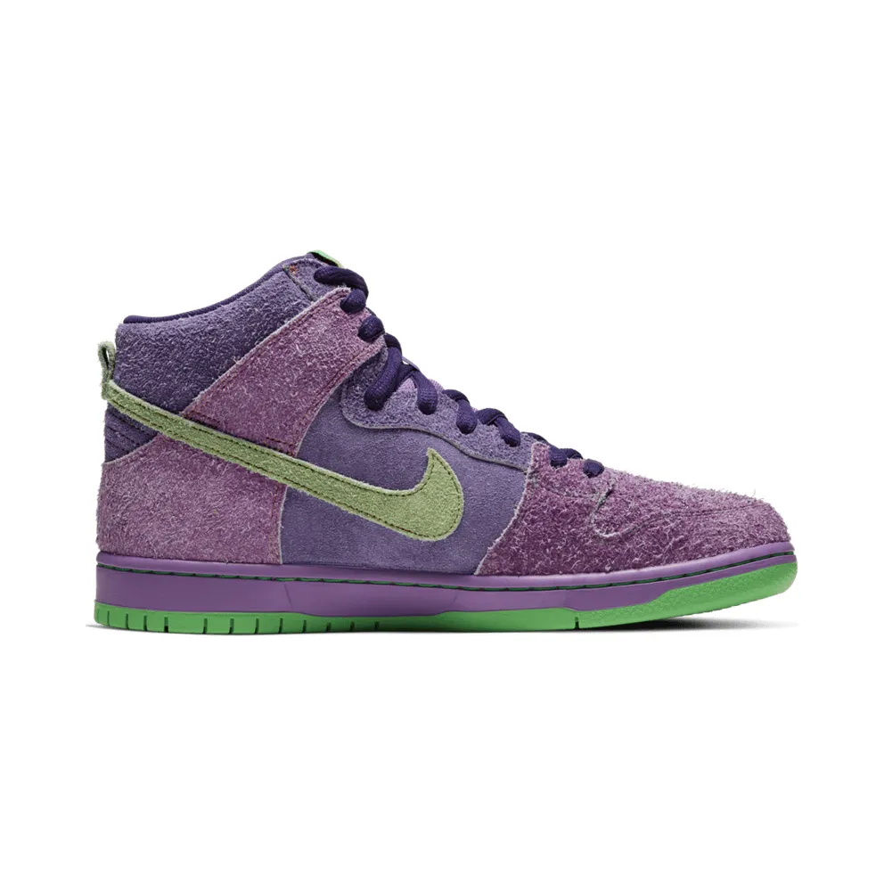 Nike SB Dunk High Reverse Skunk 420 (Regular Box) Purple/Purple/Green (CW9971-500)