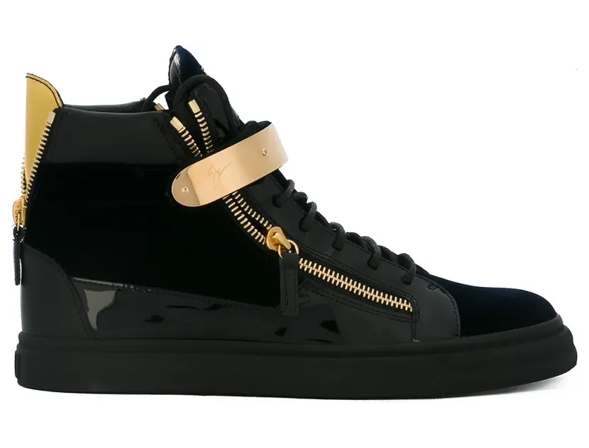Giuseppe Zanotti ‘Coby’ mid-top sneakers – Blauw (RU6031001)