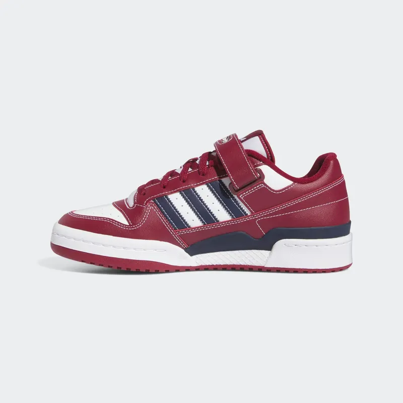 adidas Forum Low Team Collegiate Burgundy Cloud White Collegiate Navy (H03811)