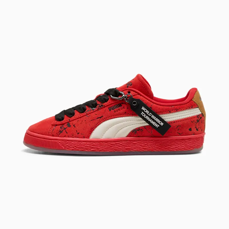 Street Fighter x Puma Suede “Ken Masters”: rood suède met een klap erin (2)