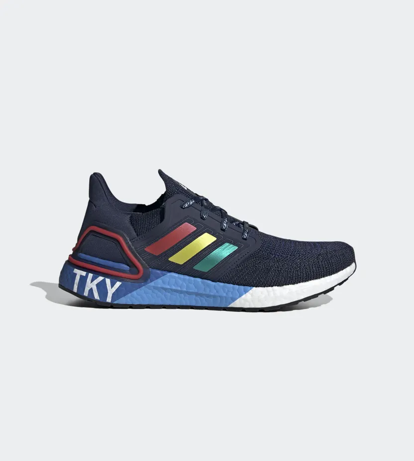 Adidas UltraBoost 20 ‘City Pack – Tokyo’ Collegiate Navy/Glory Red/Shock Yellow (FX7811)