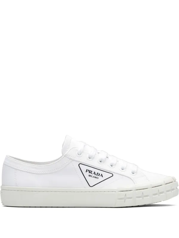 Prada Wheel low-top sneakers – White (2EG302GUD)