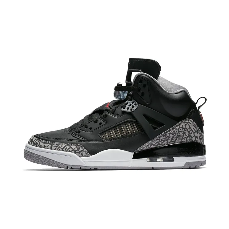 Jordan Spizike “Black / Cement Grey / White / Varsity Red” (315371-034)