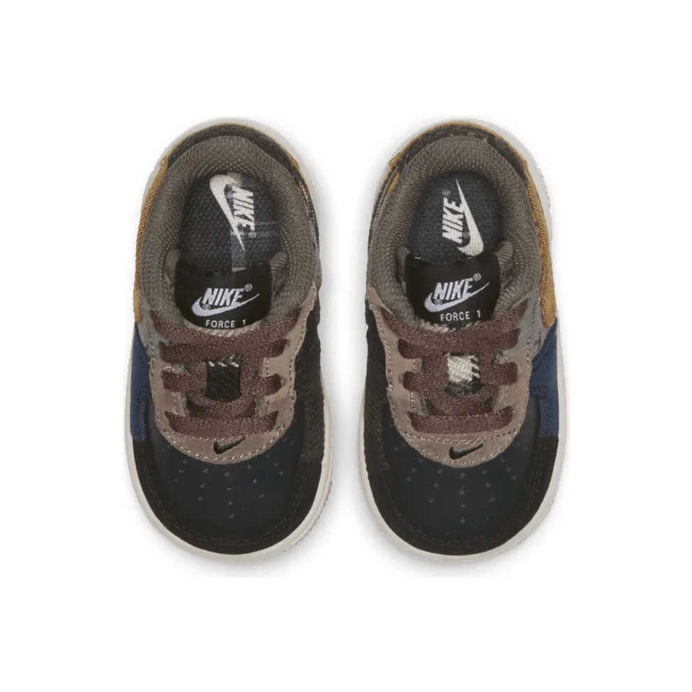 Nike Air Force 1 Low Travis Scott Cactus Jack (TD) Multi-Color/Muted Bronze-Fossil (CT0911-900)