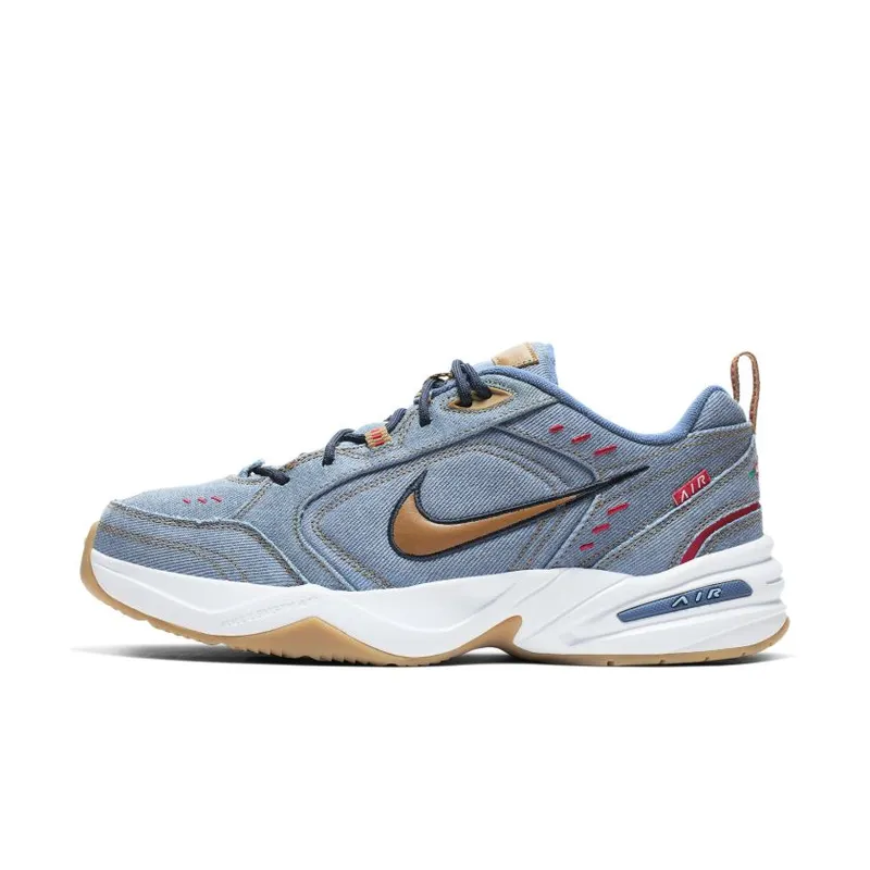 Nike Air Monarch IV Denim College Navy/December Sky-Mystic Navy-Wheat (AV6676-400)