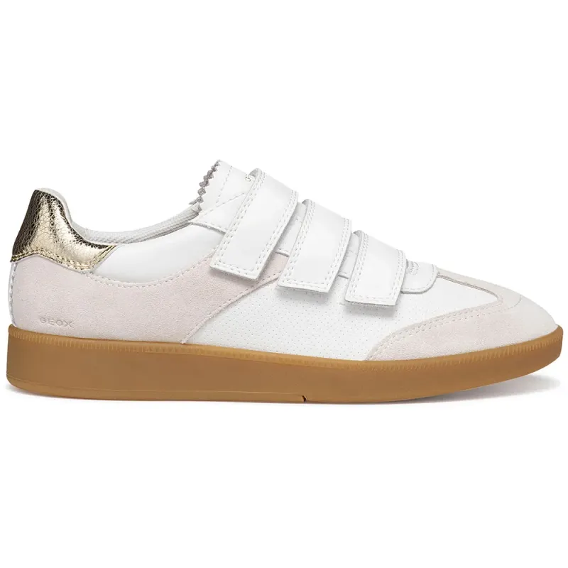 Geox sneaker white/lt ivory (D65UGA09B22-C1Z1M)