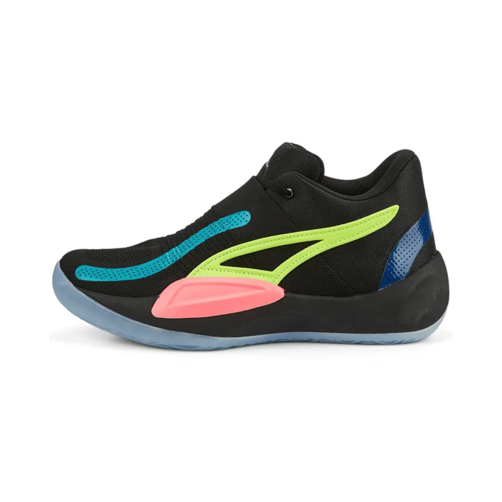 Men’s PUMA Rise Nitro Black/Sunset Glow (377012-03)