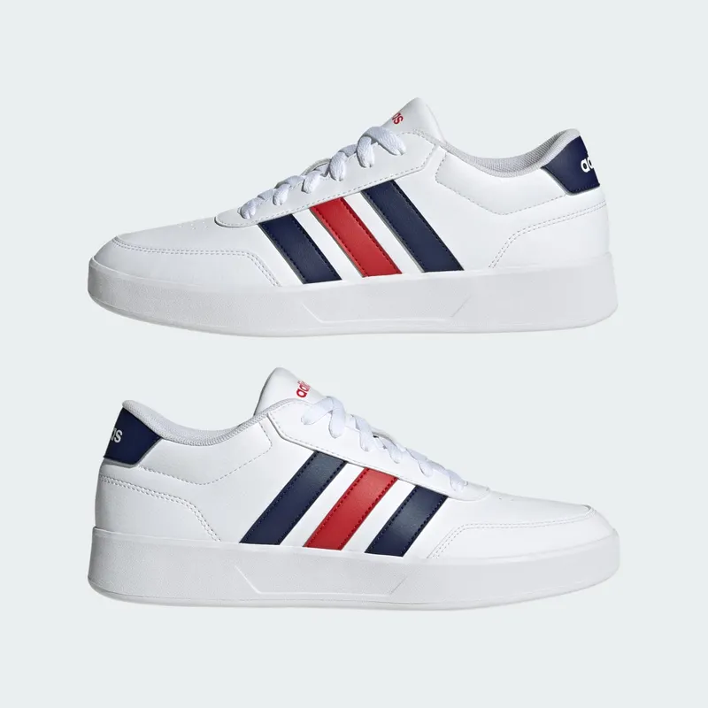 Adidas Breaknet 3.0 Cloud White / Dark Blue / Better Scarlet (JR3548)