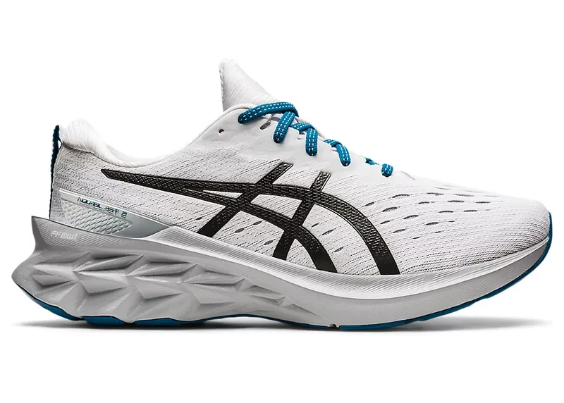 ASICS Novablast 2 White Black Blue (1011B192-100)
