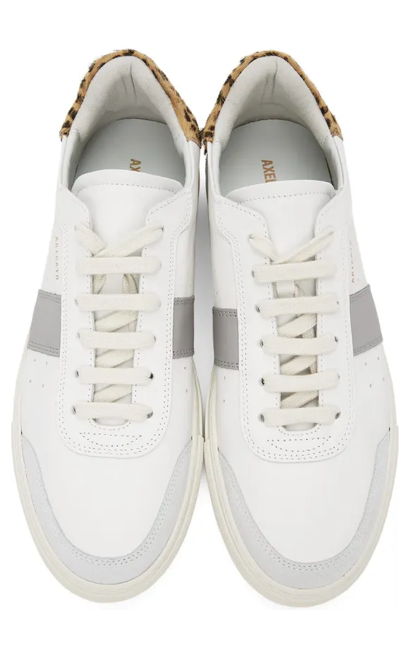 Axel Arigato White & Grey Leopard Dunk V2 WHT/GRY/LEO (27556) (5)