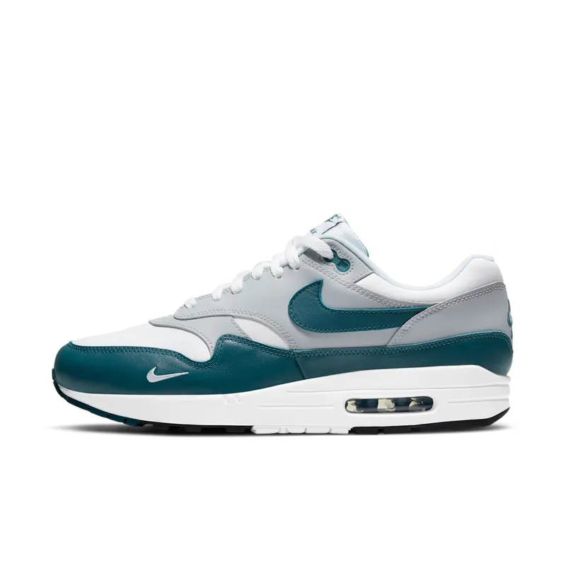 Nike Air Max 1 Dark Teal Green White/Dark Teal Green-Wolf Grey-Black (DH4059-101)