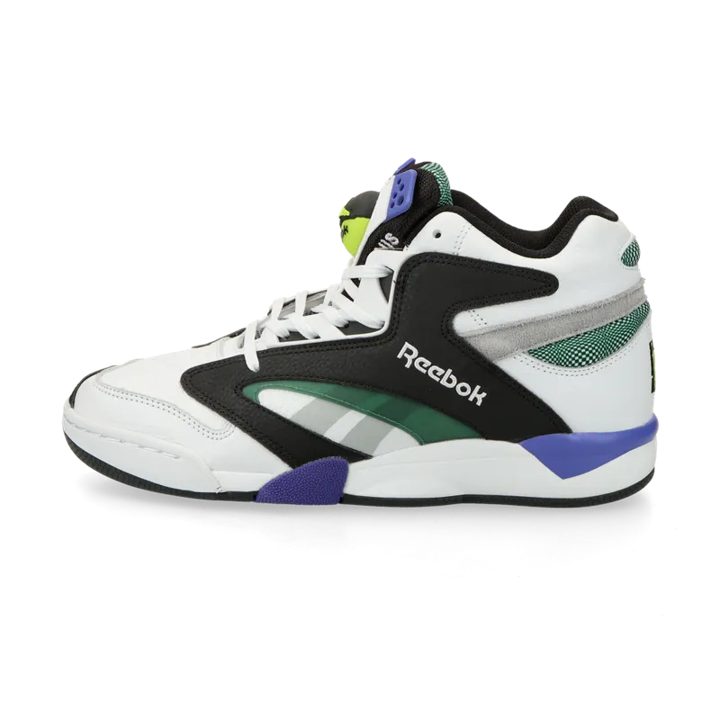 Reebok Shaq Victory Pump Shoes Cloud White / Core Black / Dark Green (H06494)