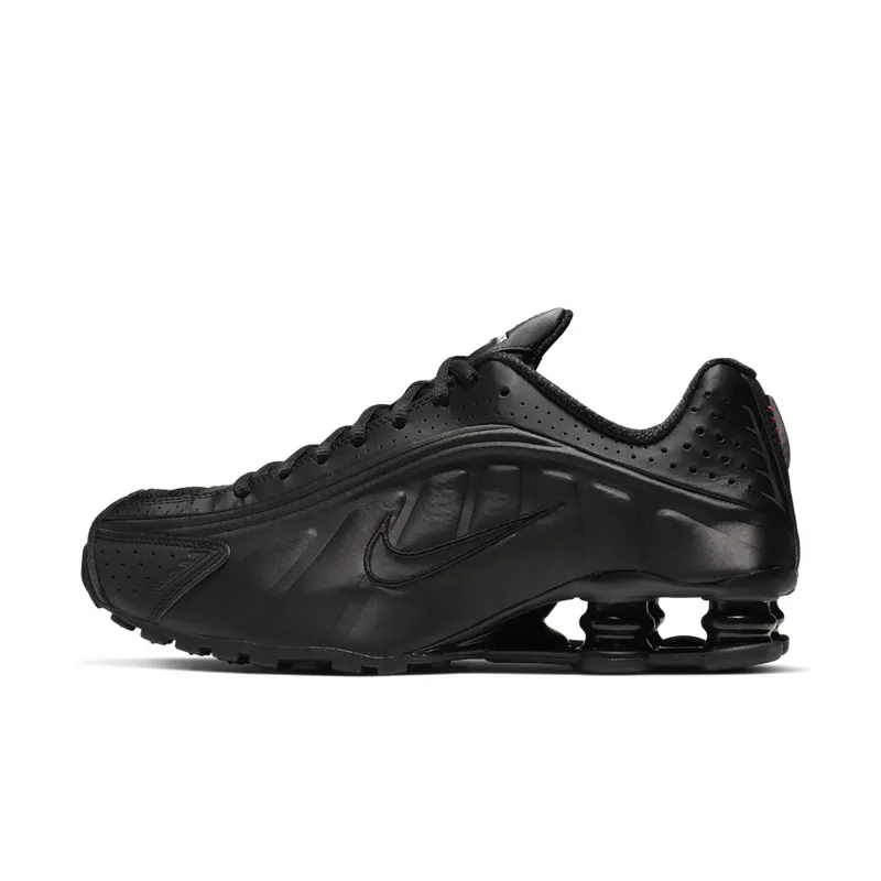 Nike Womens Shox R4 Black Max Orange (2019) (AR3565-004)