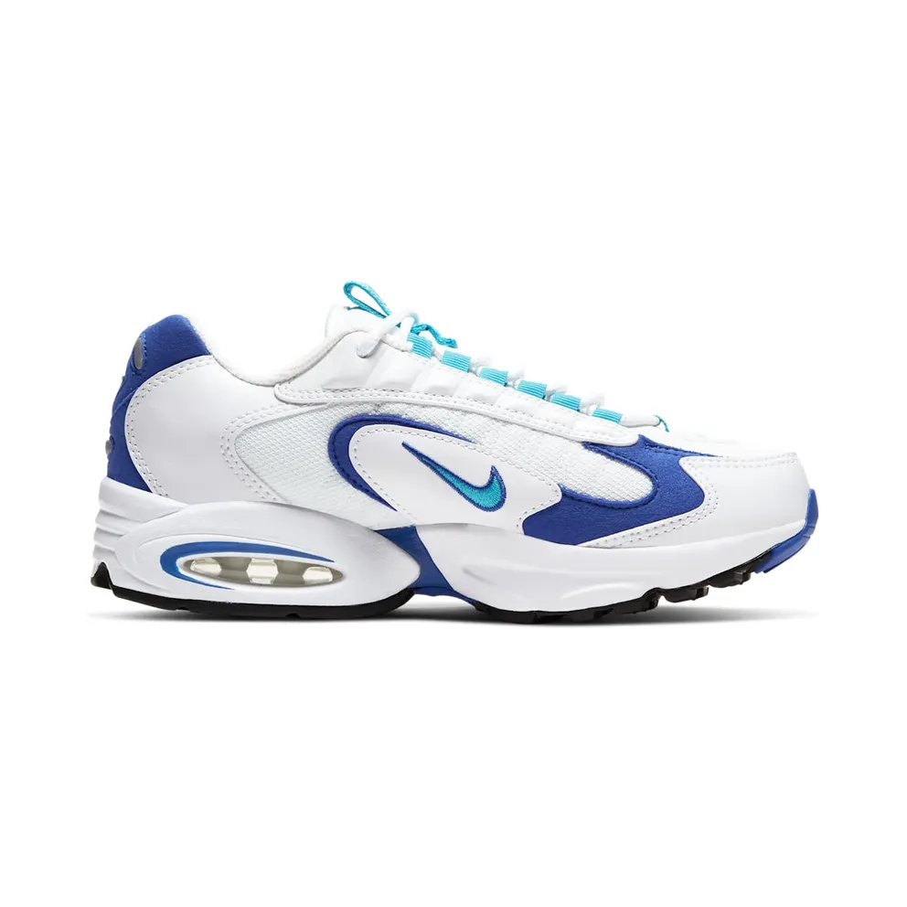 Nike Sportswear Air Max Triax 96 “White / Newport Blue / Black / Lagoon” (CQ4250-101)