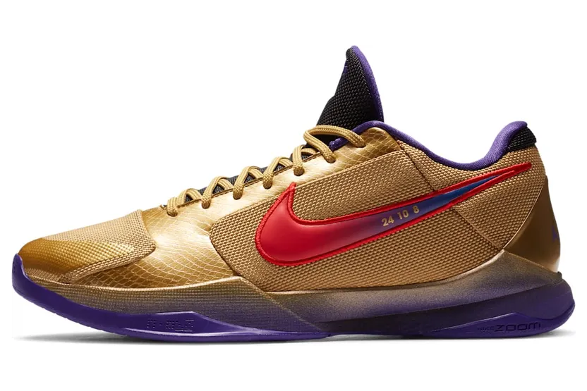 Nike Kobe 5 Protro Undefeated Hall of Fame (2021) – “Metallic Gold / Field Purple / Multi-color” (DA6809-700)