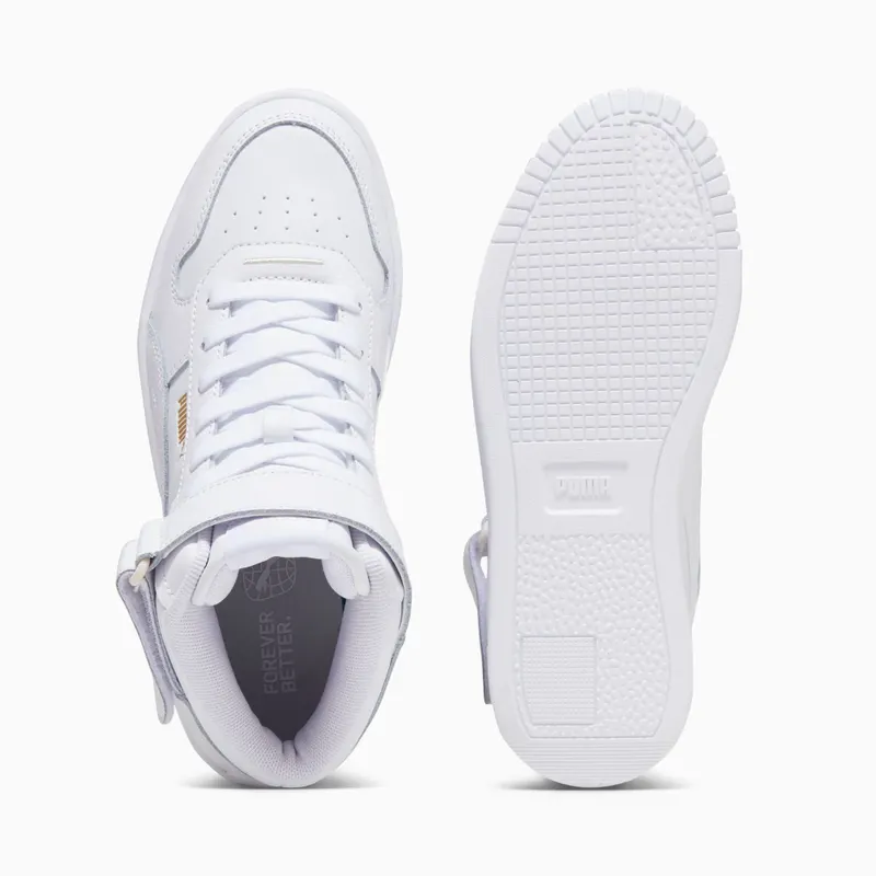 Puma Carina Street halfhoge Gold/White (392337-01)