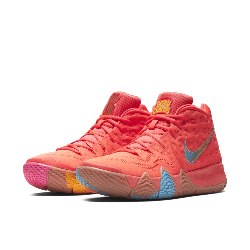 Nike Kyrie 4 Lucky Charms (Special Cereal Box Package) Bright Crimson/Multi-Color (BV0428-600)