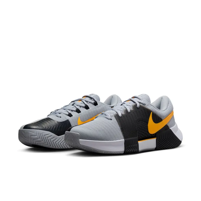 Nike Zoom GP Challenge 1 HC Wolf Grey Black White Laser Orange (FB3147-002)