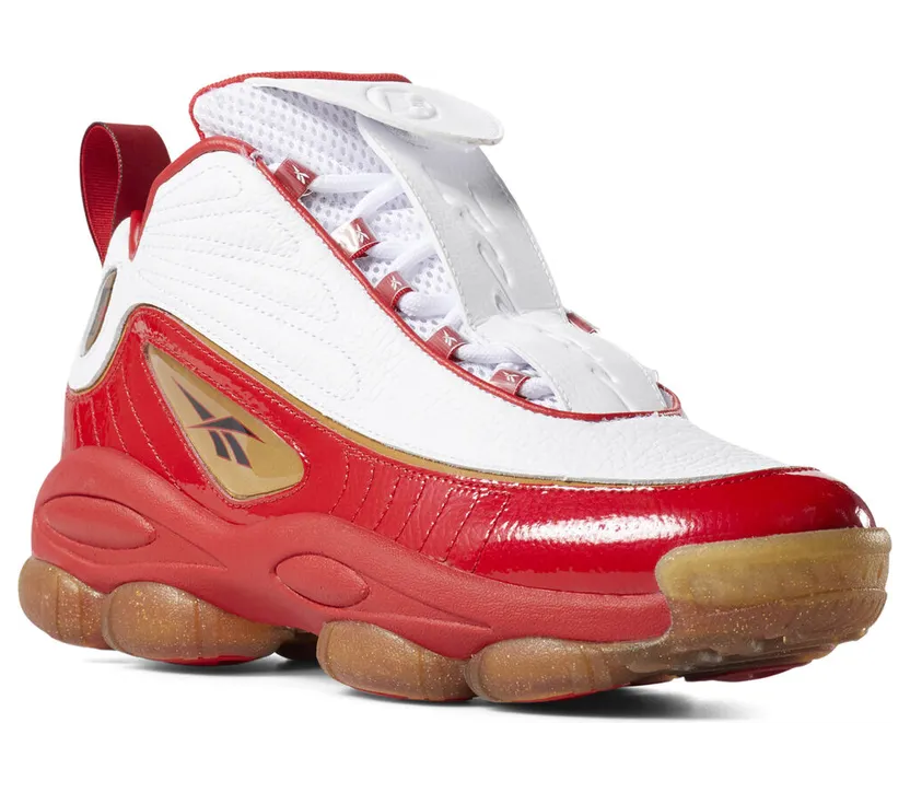 Reebok Iverson Legacy Red White Red/White-Black-Brass (Other Brands Reebok)