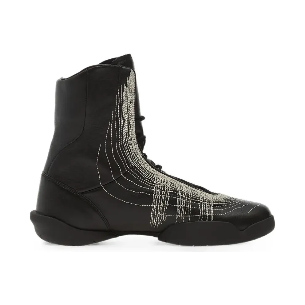Y-3 Regu Embroidery Black/ Black/ Aluminum (KI7814)