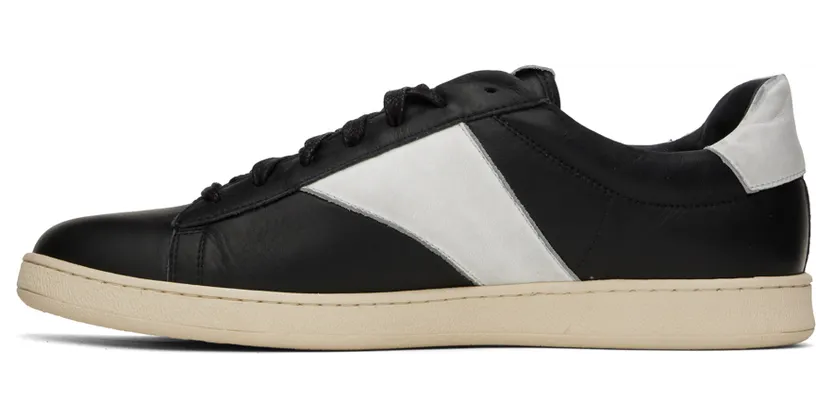 Rhude Black & White Court Sneakers (RHFW22FO08489500***) (3)