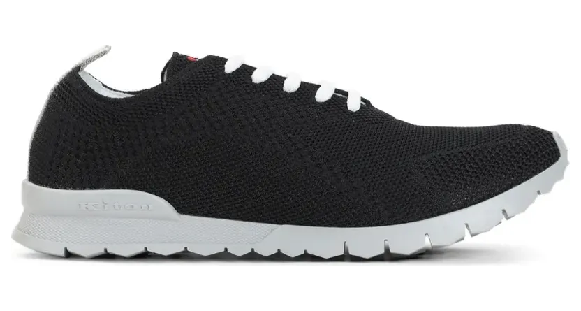 Kiton Sneakers in Strickoptik – Schwarz (USSFITGN0080903)