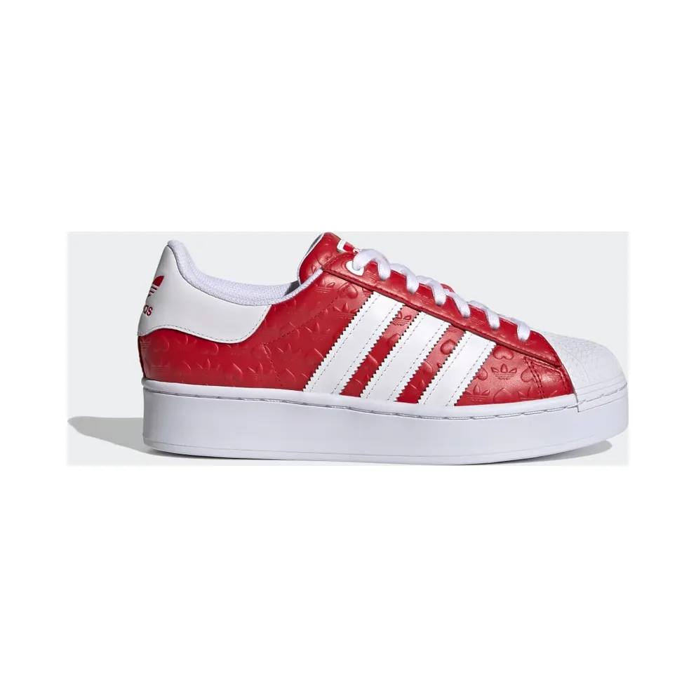 adidas Superstar Bold Schuh Scarlet / Core Black / Cloud White (FZ1836)