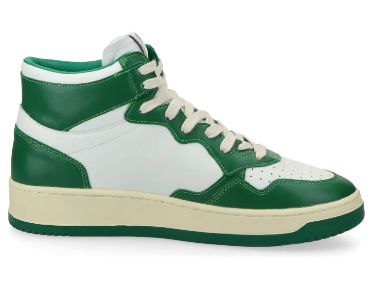 Autry Medalist Mid W (leat / leat / white / green) – AUMWWB03 (3)