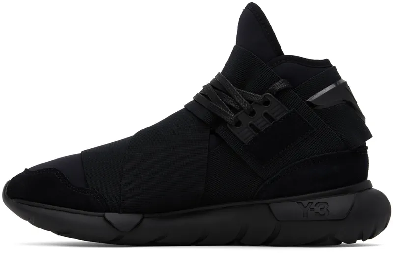 Y-3 Black Qasa High Sneakers (IG9434)