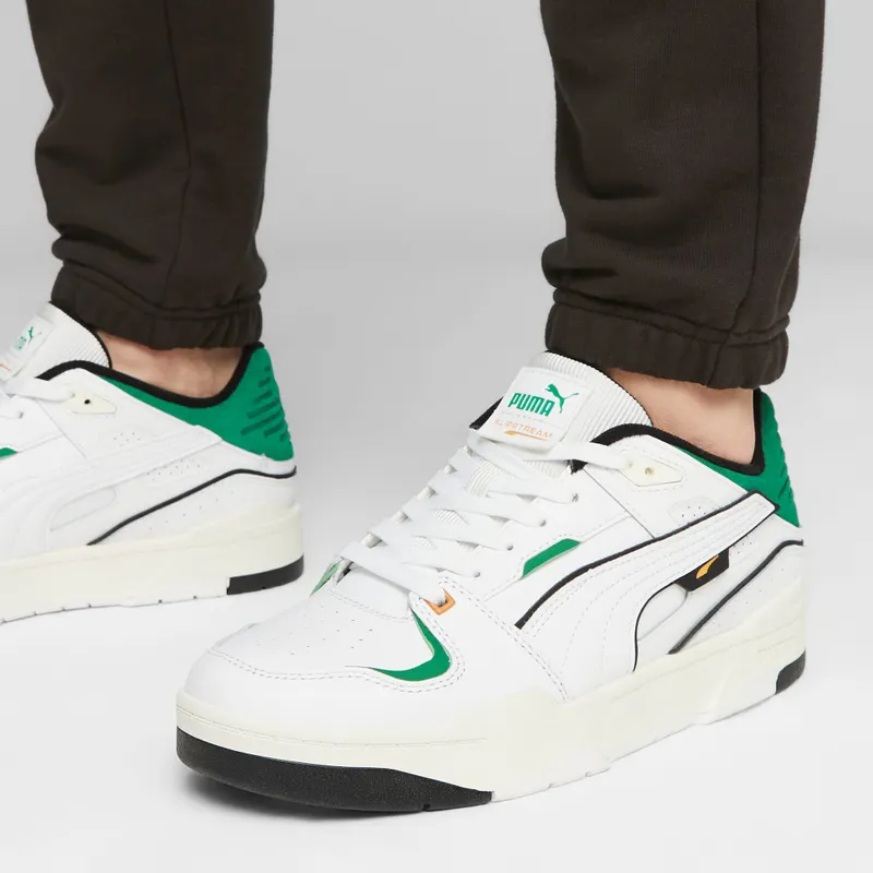Puma Slipstream Bball White/Green (393266-01)