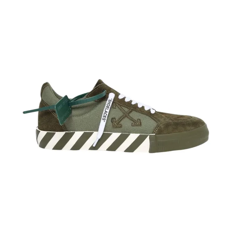 OFF-WHITE Vulc Low Military Green (OMIA085S22LEA0015757)